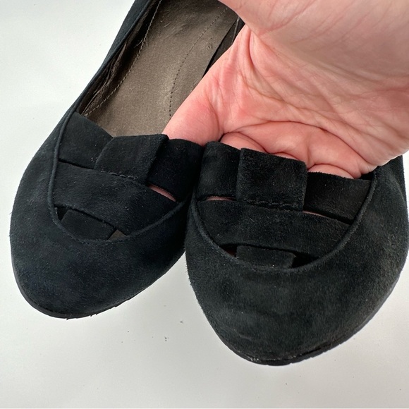 Circa Joan & David Duseascape heels size 6.5 black suede pumps 90s y2k pinup - Picture 11 of 14